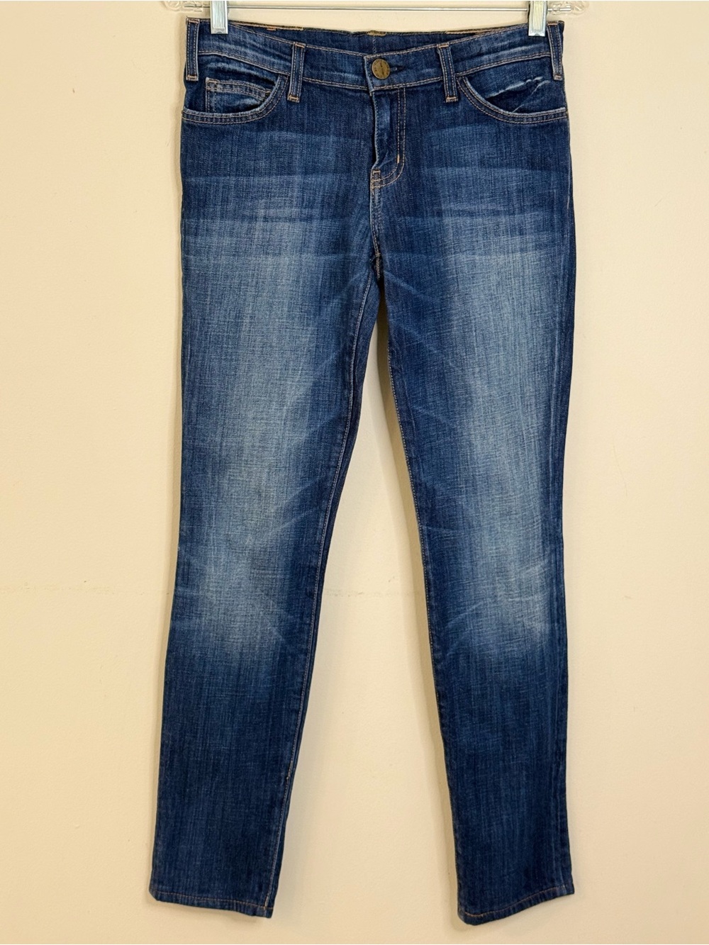 Current/Elliott The Skinny denim blue jeans medium wash SZ 27”